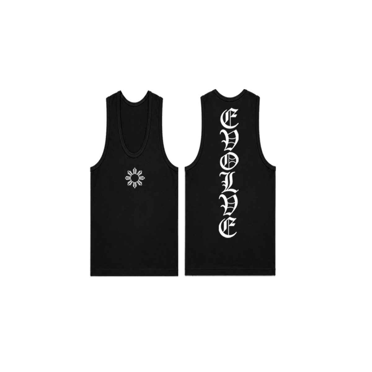 BLACK TANK TOP - BIG LOGO