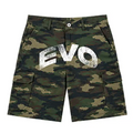 CAMOU SHORT - FRONT PRINT (WHITE)