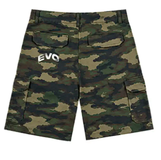 CAMOU SHORT - FRONT PRINT (WHITE)