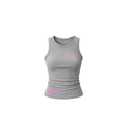 GRAY CROP TOP - EVO (PINK)