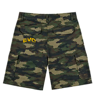 CAMOU SHORT - FRONT PRINT (YELLOW)
